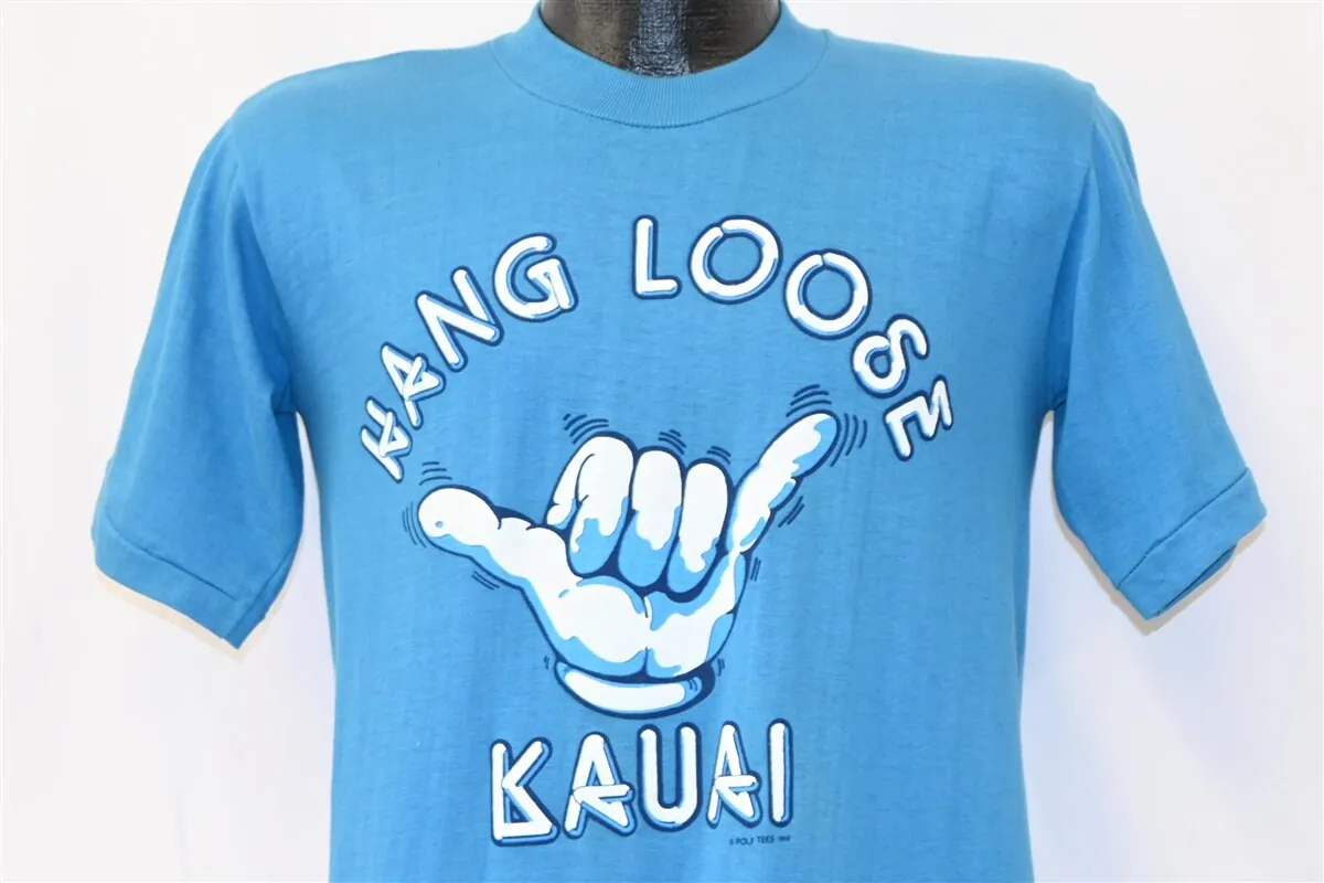 Men'S Fashion From The 80S - 80s Hang Loose Kauai Hawaii Poly
