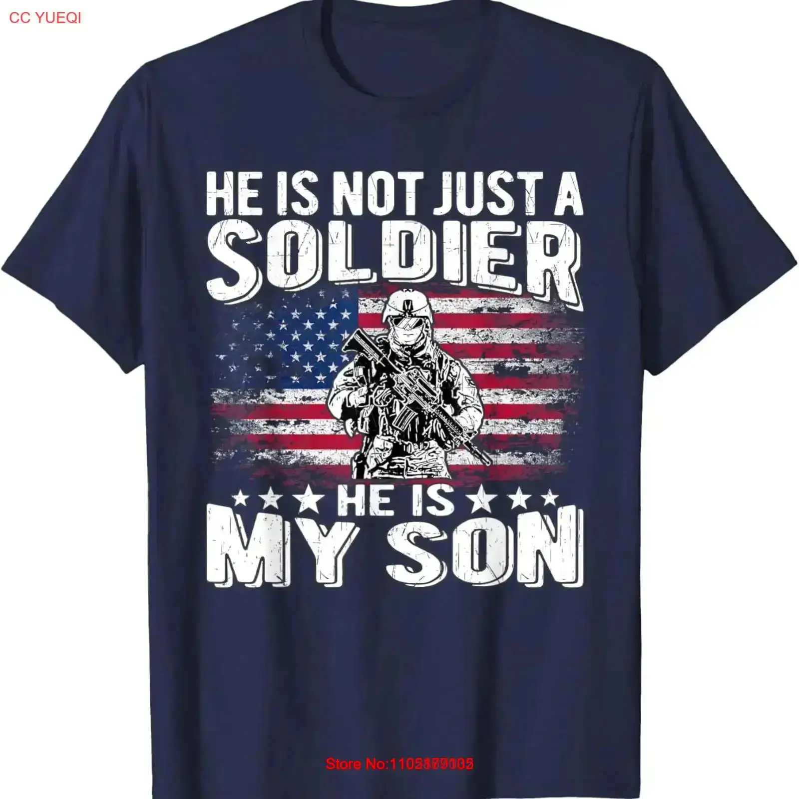 Military Shirt Men - He Is Not Just A Soldier
