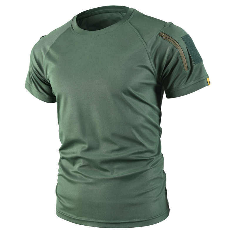 Military Shirt Men - Tactical Cargo Quick Dry Combat T-Shirt
