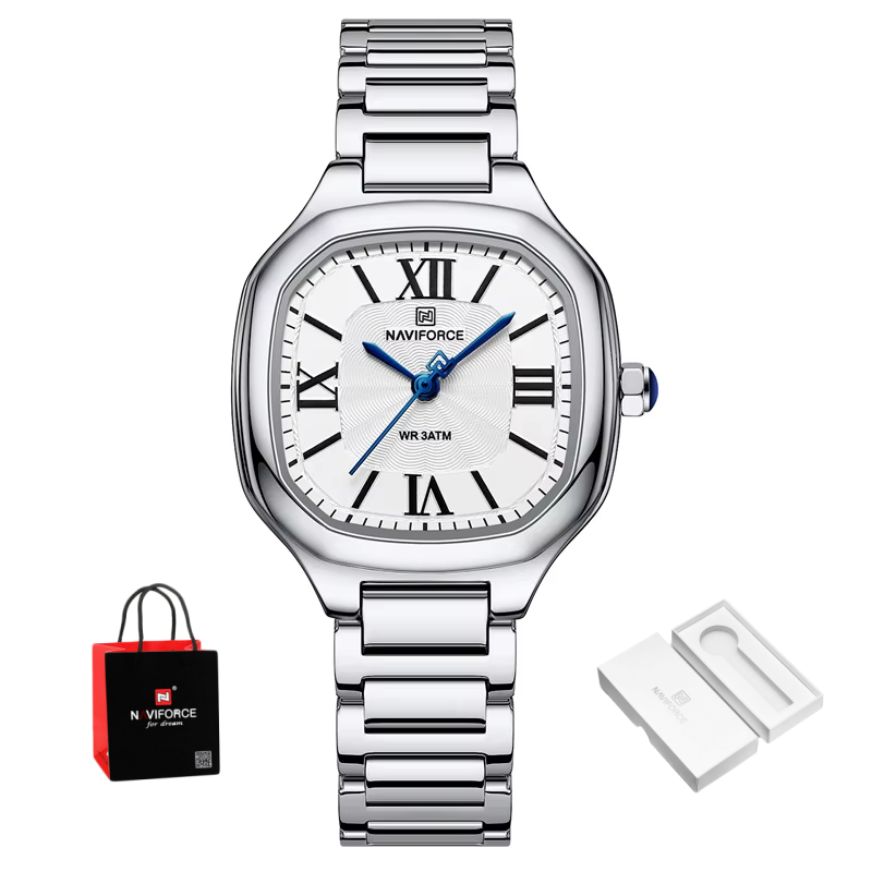 Fashion Mens Watches - NAVIFORCE Brand high-Quality Women's Quartz Watch