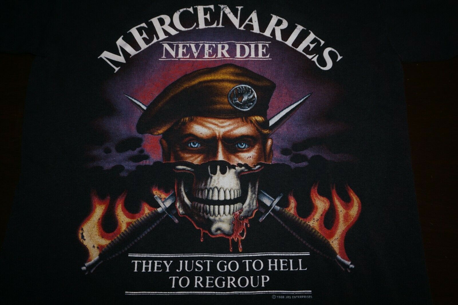 Men'S Fashion From The 80S - Rare 80s Mercenaries Never Say Die