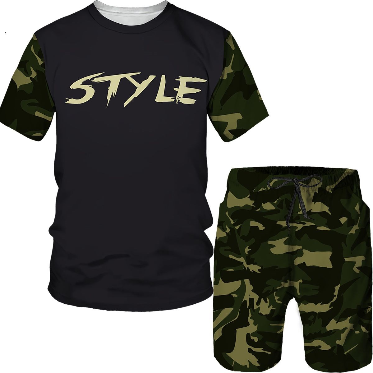 Military Shirt Men - Camouflage Men's Suits Camo 3D Print
