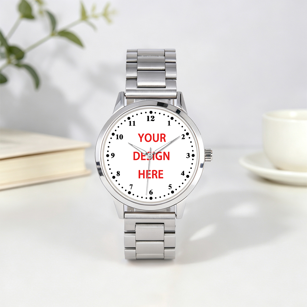 Mens Fashion Bracelet - 3ATM Waterproof Resistant Stainless Steel Watch