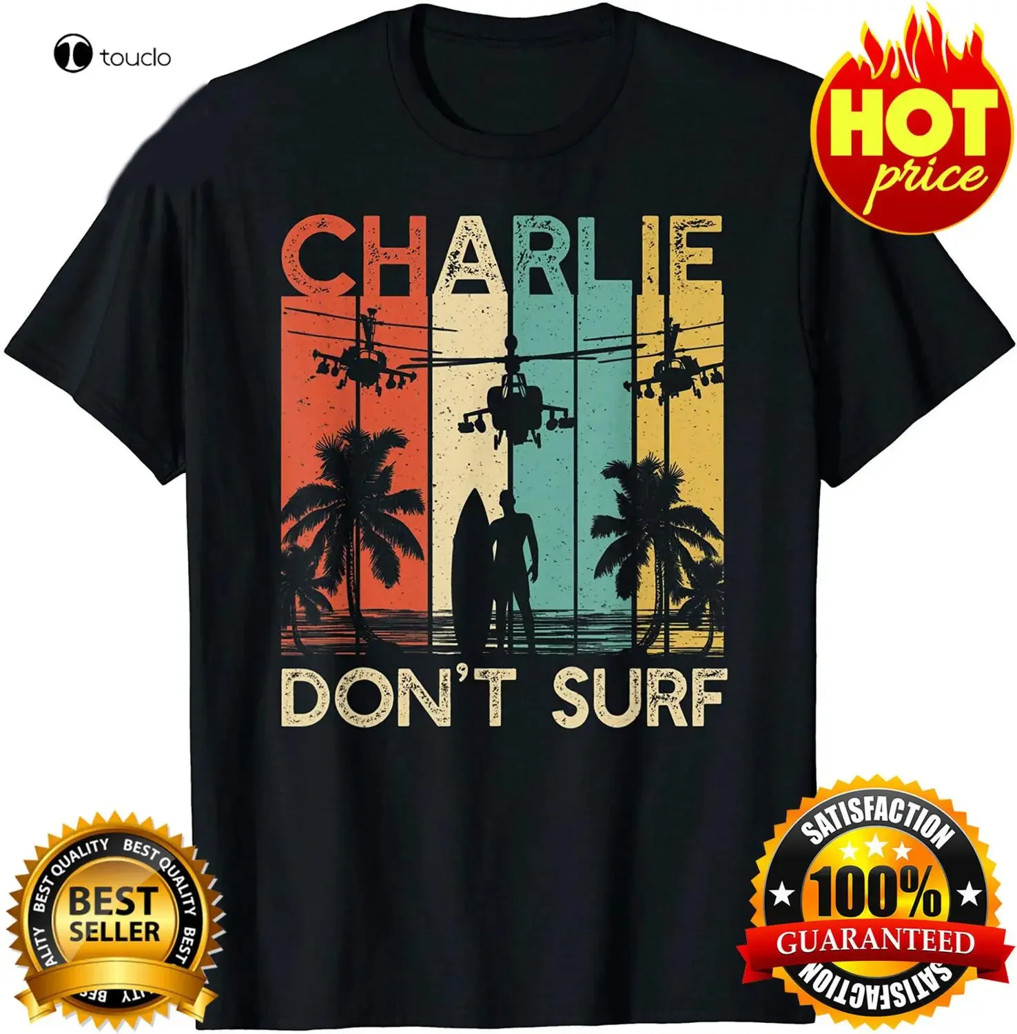 Military Shirt Men - Charlie Dont Surf Shirt Military Vietnam