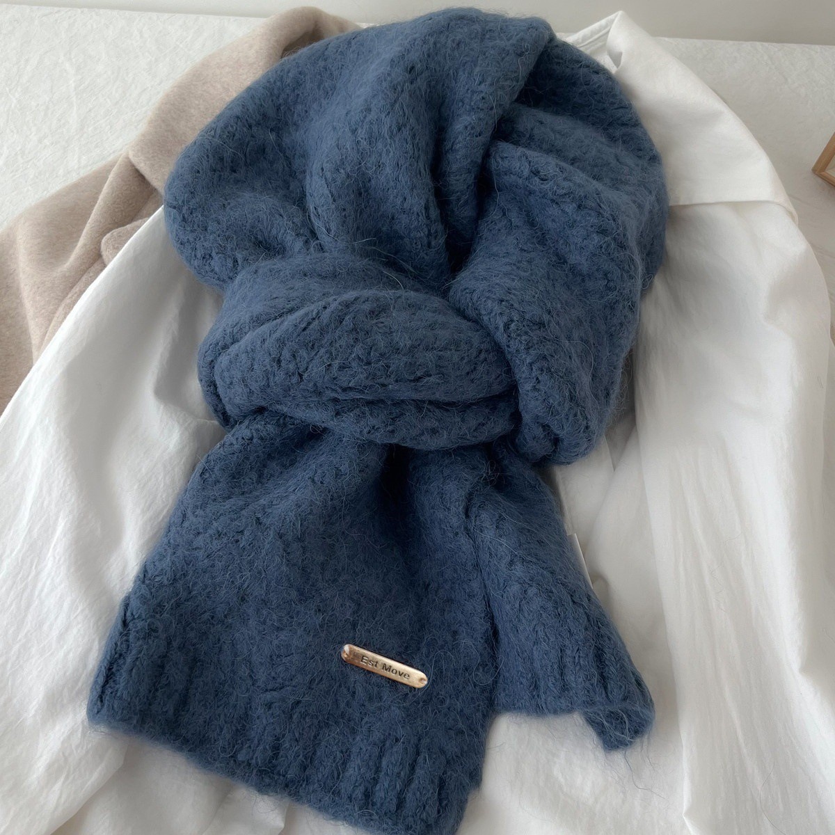 High Quality Wool Scarf Women  - Men Fashion Korean Style 评论和价格