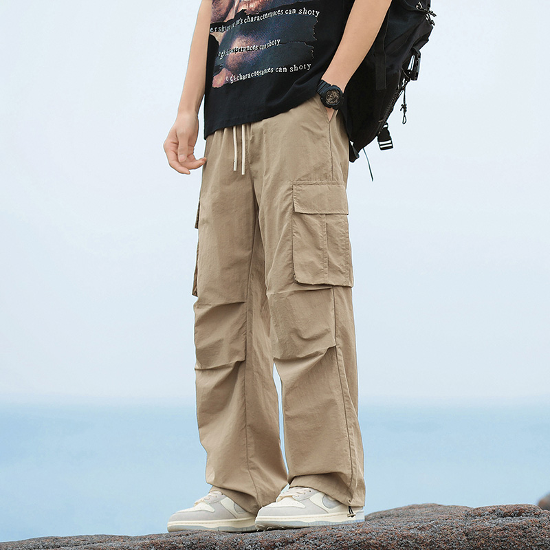 Men's Loose Cargo Pants Korean - Men Fashion Korean Style 评论和价格