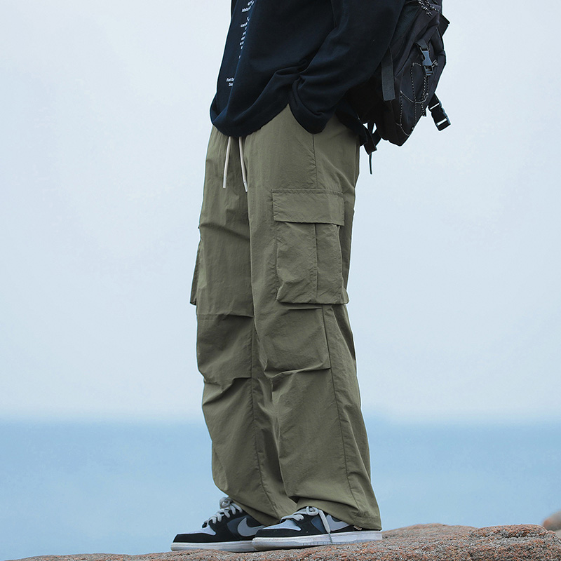 Men's Loose Cargo Pants Korean - Men Fashion Korean Style 评论和价格