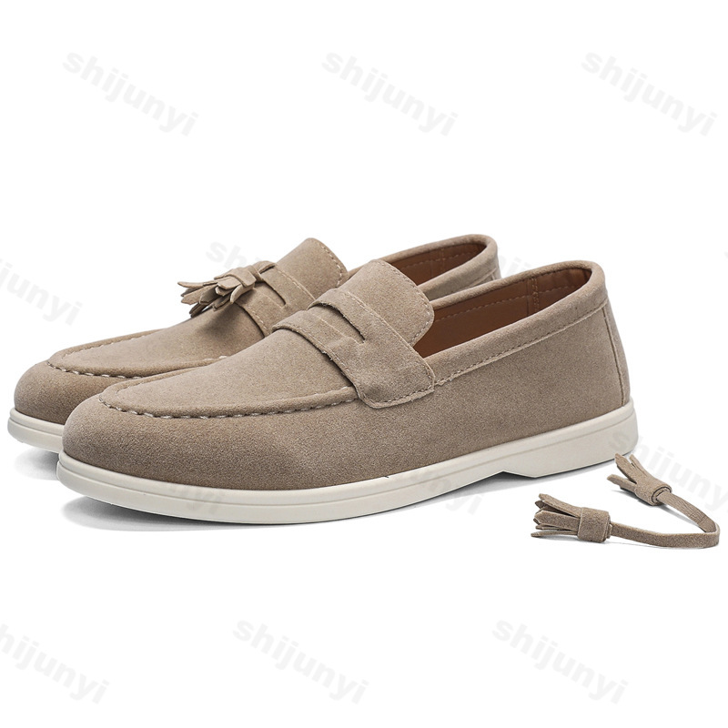 Men Flat Loafers Frosted Suede - Mens Fashion Autumn 2025 评论和价格