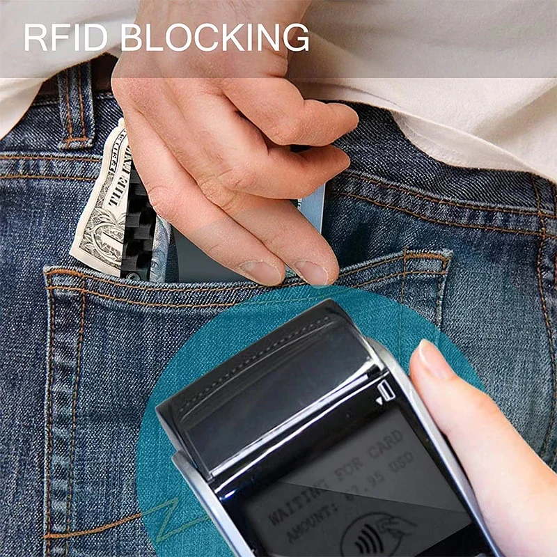 Metal Visit Card Holder Rfid W - Men'S Fashion Visiting Card 评论和价格