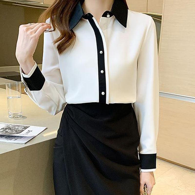 White Chiffon Shirt for Women  - Men Fashion Korean Style 评论和价格