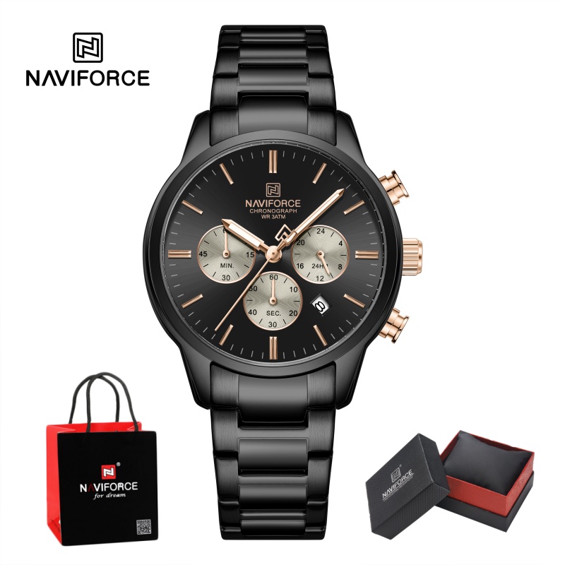 NAVIFORCE Men Quartz Chronogra - Mens Fashion Bracelet 评论和价格