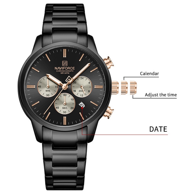 NAVIFORCE Men Quartz Chronogra - Mens Fashion Bracelet 评论和价格