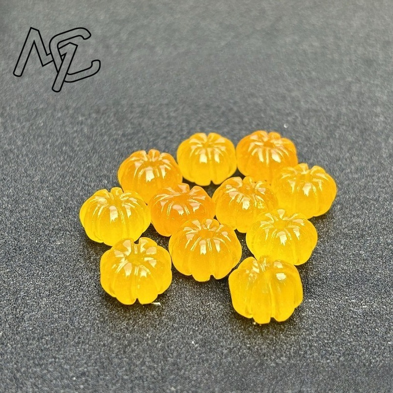10pcs A Green Jade Pumpkin Bea - Mens Fashion Bracelet 评论和价格