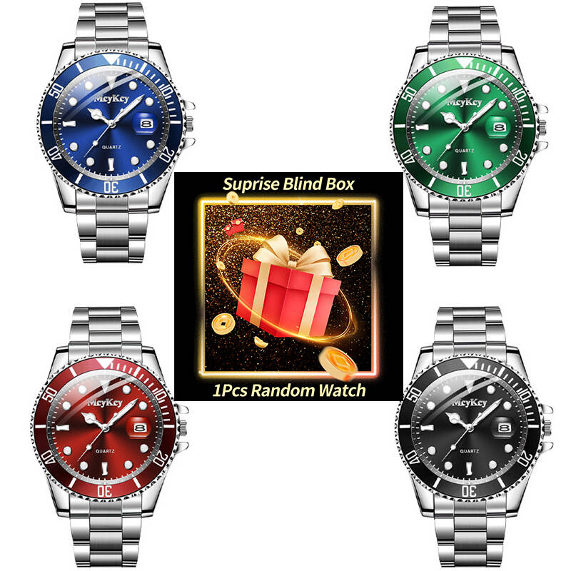 1PC Surprise Mystery Watch Bli - Fashion Mens Watches 评论和价格