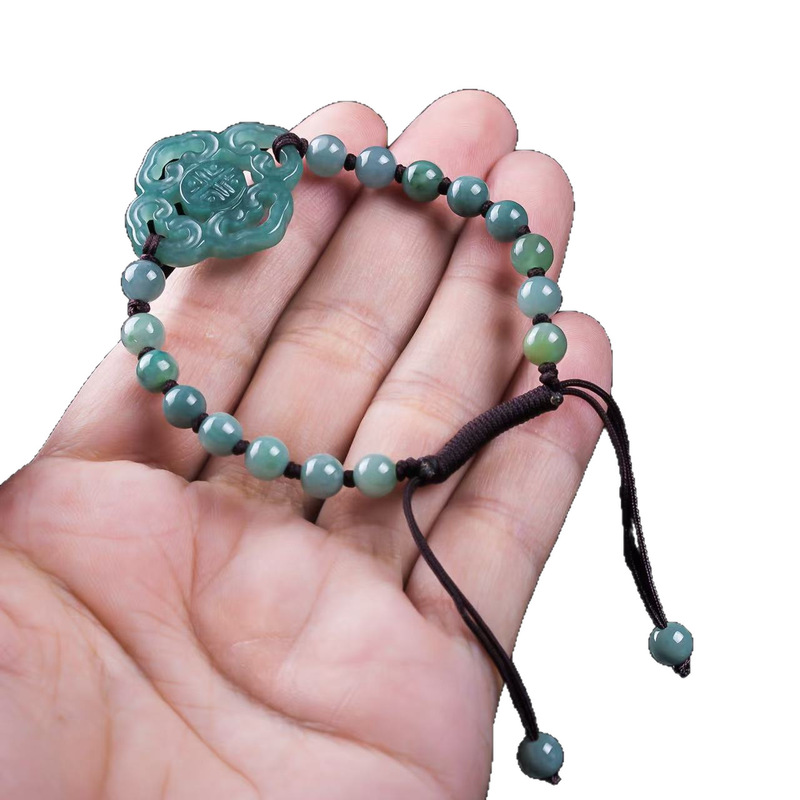 Natural Jadeite A-grade Bracel - Mens Fashion Bracelet 评论和价格
