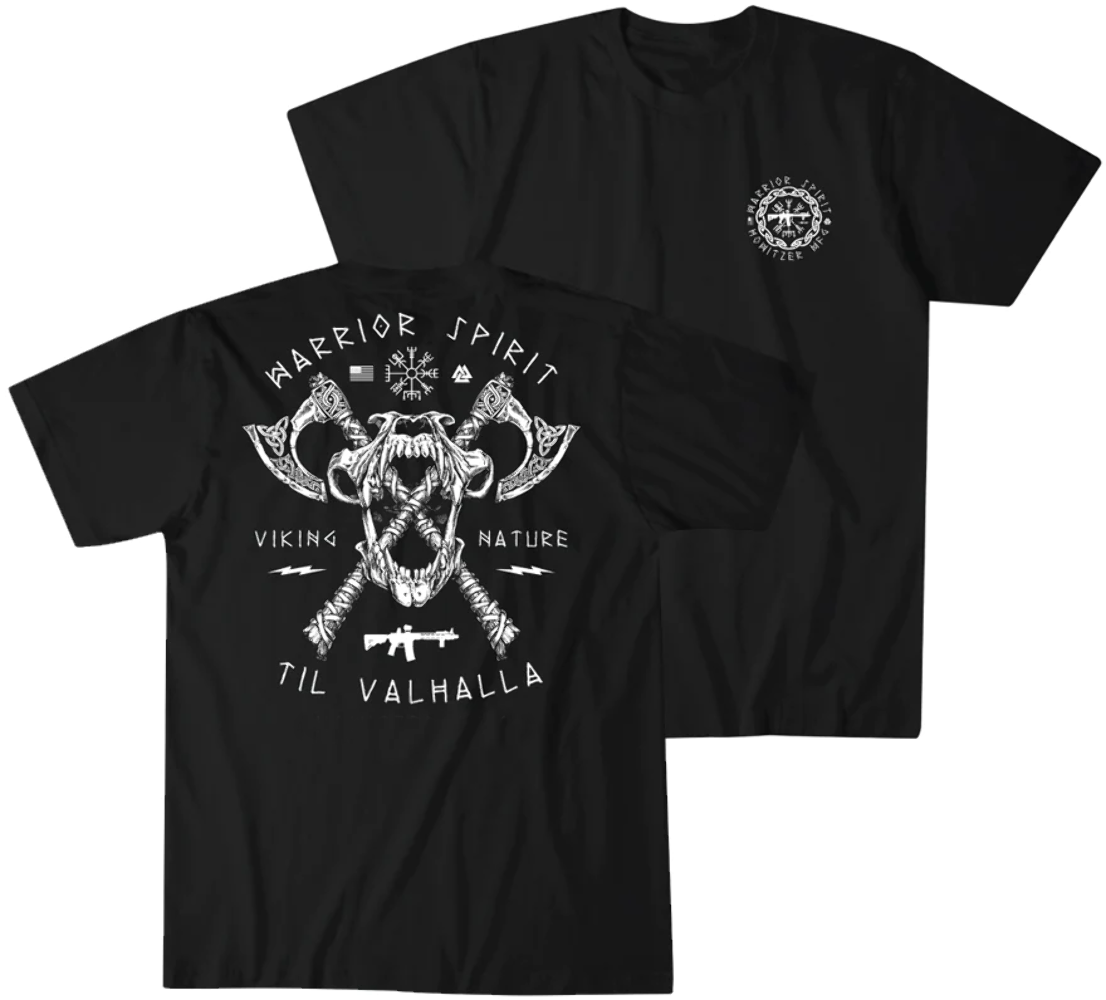 Til Valhalla Vi King Warrior B - Military Shirt Men 评论和价格