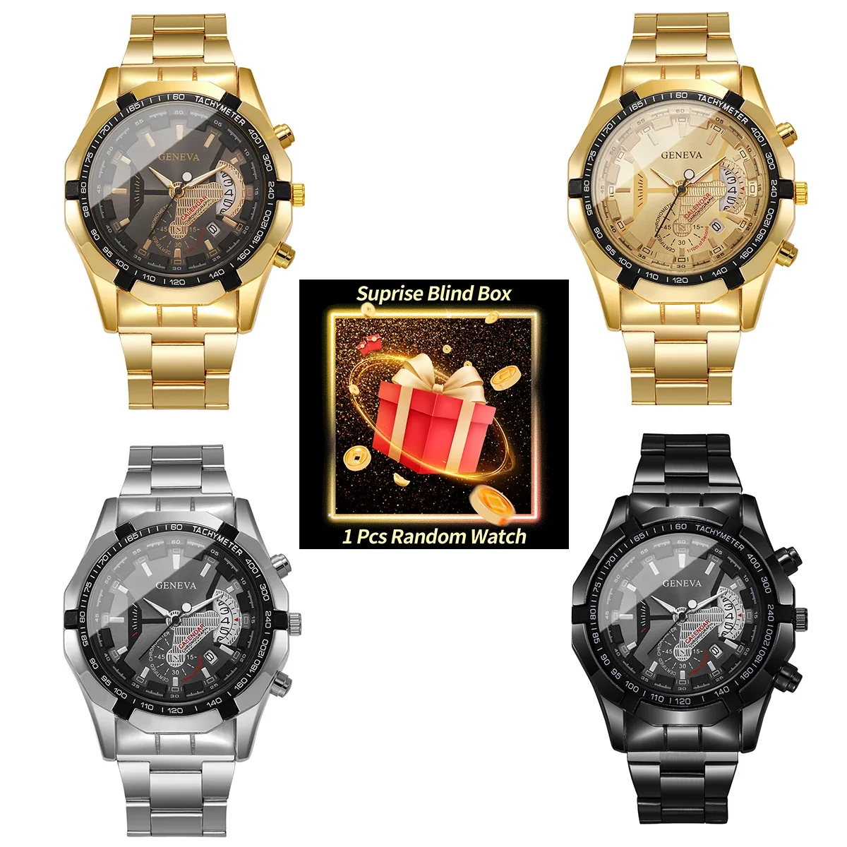 Mystery Blind Box Men Watch Ra - Fashion Mens Watches 评论和价格