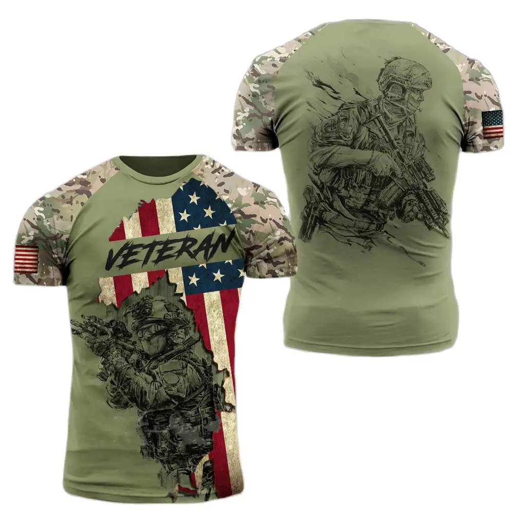 Summer New Military Printed Me - Military Shirt Men 评论和价格